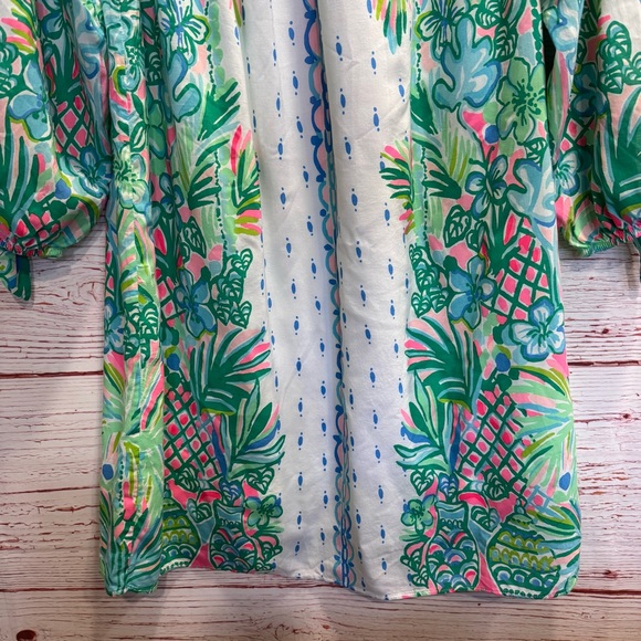NWT Lilly Pulitzer Maryellen Dress in Resort White Coconut Row Sz S - Picture 6 of 16